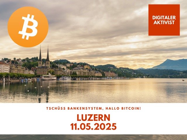bitcoin-Workshop in Luzern/11.05.2025
